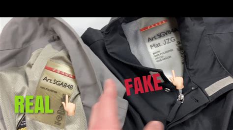 how to spot fake prada jacket|prada jacket spotting.